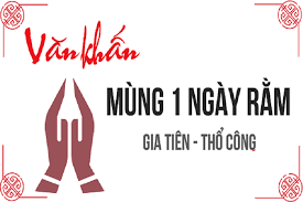 bài khấn mùng 1 hàng tháng